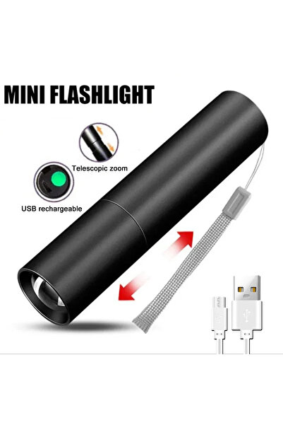 XIWANGFIRE مصباحان يدويان صغيران محمولان بتقنية LED، مصنوعان من سبائك الألومن...