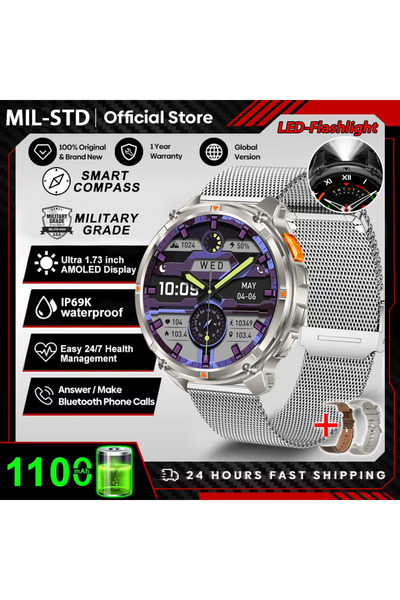 Choice ساعة ذكية جديدة من طراز T-Rex3 Ultra مزودة ببطارية كبيرة سعة 1100 مللي...