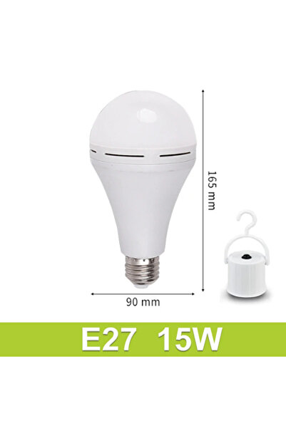 Choice 15W-white light Emergency LED Bulb E27 Rechargeable Led Lighting Porta...