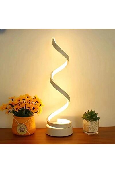 JETTING D 〔YY32〕Modern LED Bedside Lamp Adjustable Spiral Night Light USB Pow...