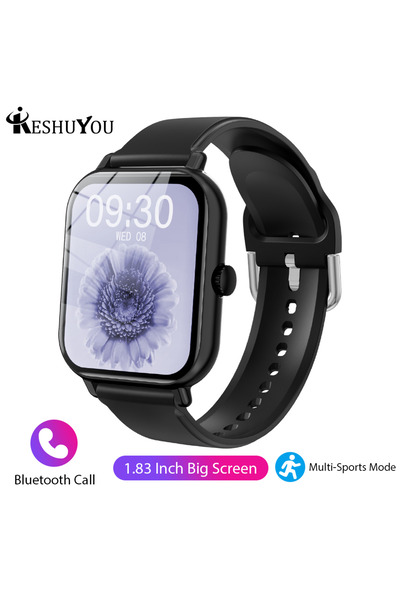 Choice ساعة كيشويو الذكية الجديدة 2025 باللون الأسود، للرجال والنساء، بشاشة ل...