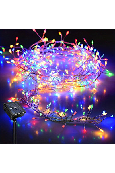 Choice6 سلسلة إضاءة LED ملونة تعمل بالطاقة الشمسية بطول 9 أمتار و300 مصباح LE...