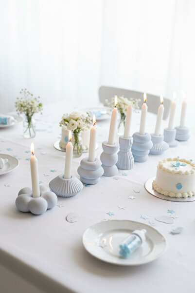 LALEZEN HOME 9 adet mumluk- GELİN BRİDE PARTİ - Cinsiyet Belirleme - Baby Sho...