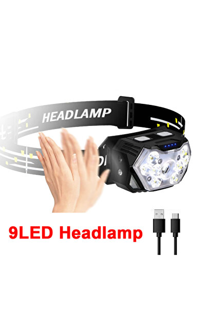 Choice مصباح أمامي جديد بـ 9 مصابيح LED، فائق السطوع بقوة 2000 لومن، قابل لإع...