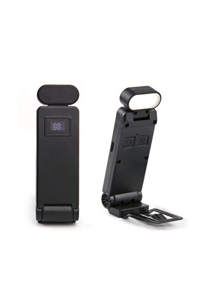 Choice Black USB Charging Clip Reading Light Bookmark Light Folding Clip Book...