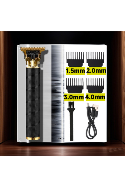 Choice8 ماكينة حلاقة شعر جديدة بخيط معدني أسود، ماكينة تشذيب شعر للرجال، ماكي...