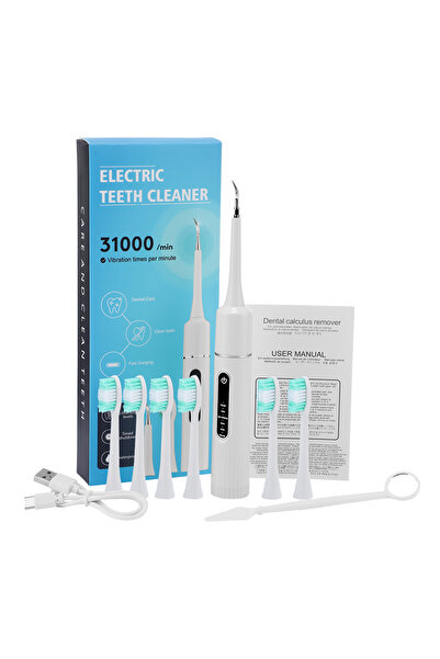 Choice White 6 heads Electric Toothbrush 6 Brush Heads Sonic Electric Toothbr...