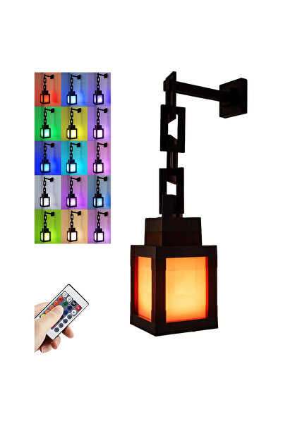 Choice 16 RGB Colors Pixel Design Led Night Light Type-C Rechargeable Remote ...