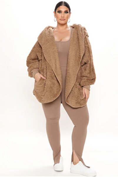 FASHION NOVA Furry Sherpa Jacket