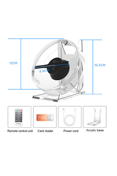 Choice Min Fan 3D Hologram Fan Mini 3D Holographic Projector Advertising Disp...