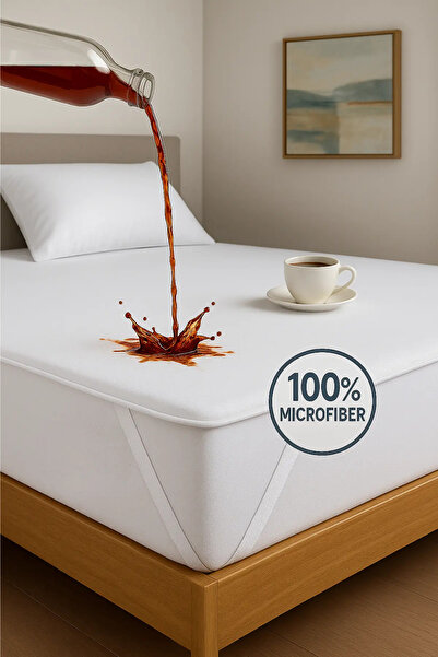 Lades Alez Pamuklu sıvı geçirmez köşe lastikli koruyucu yatak alezi