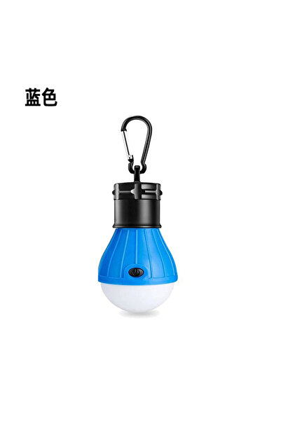 Choice مصباح LED أزرق محمول يُعلق على الخيمة مع حلقة تعليق، 3 أوضاع، مصباح SO...