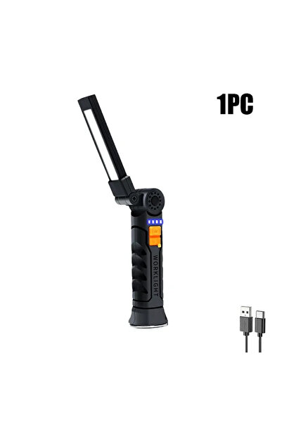 Choice مصباح يدوي صغير محمول بتقنية COB LED، قابل لإعادة الشحن عبر منفذ USB، ...