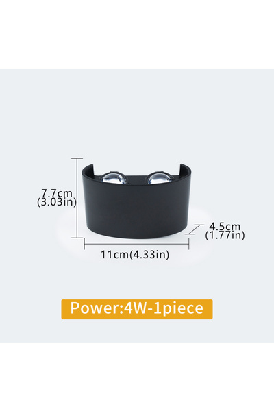 Choice Cool White(5500-7000K) 4W-1 piece LED Wall Light Waterproof Outdoor In...