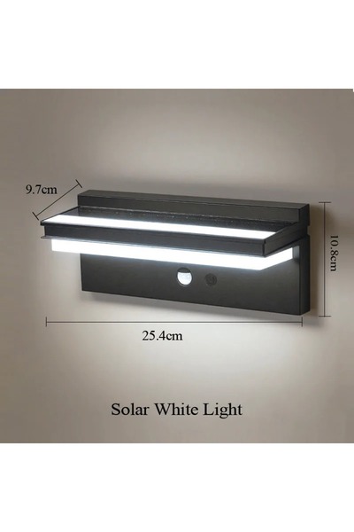 Choice White Light Solar Motion Sensor Lamp Outdoor LED Wall Lights IPX5 Wate...