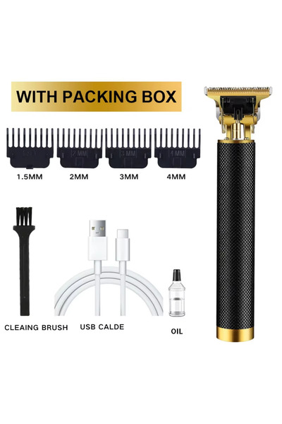 Choice black Electric Hair Clipper Professional USB Cordless Clipper Professi...