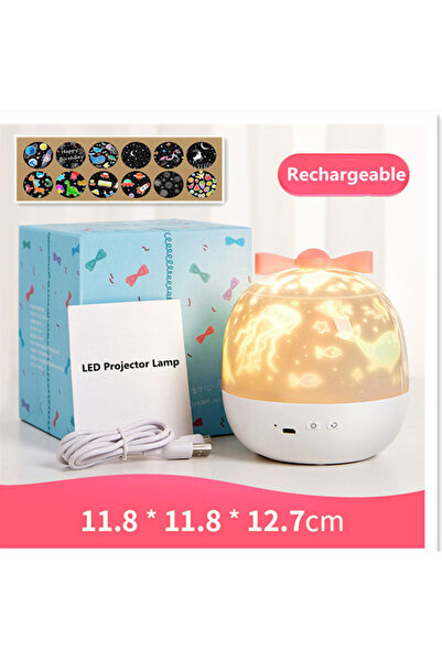 Choice USB Plug 12 films Starry Sky Projector Planetarium Lamp Romantic Room ...