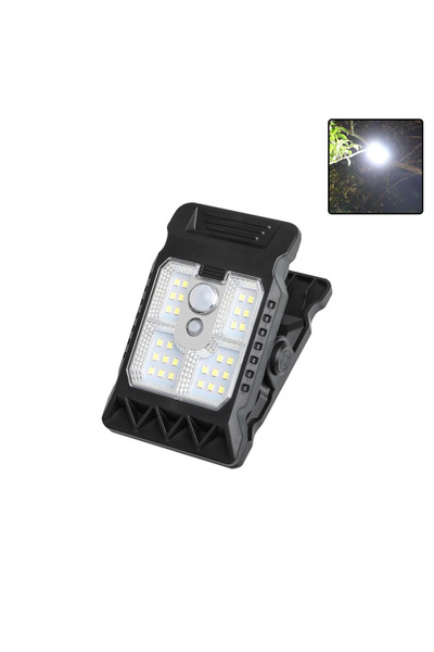 Choice5 Small LED lamp White Portable LED Solar Clip Lamp Intelligent Sensing...