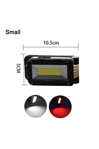 Choice مصباح عمل صغير بتقنية COB، قابل لإعادة الشحن عبر منفذ USB، مصباح يدوي ...