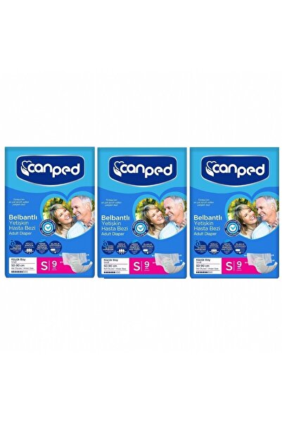Canped Textile Surface Waistband Adult Diapers Small S (Small) 27 Pieces 50-9...