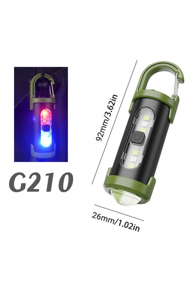 XIWANGFIRE مصباح سلسلة مفاتيح USB من طراز G210، بقوة 800 لومن، مناسب للاستخدا...