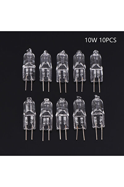 Choice مجموعة A2 من 10 مصابيح هالوجين داخلية G4 12 فولت بقدرة 5-50 واط مع مصا...