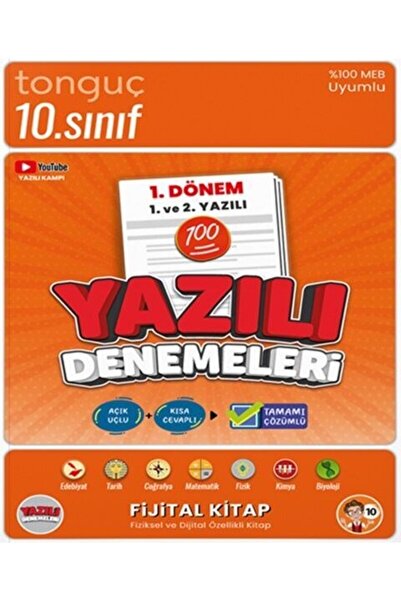 Kapadokya Yayınları Tonguç Akademi 10. Sınıf Yazılı Denemeleri 1. Dönem 1 ve ...