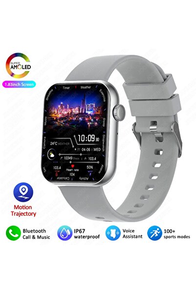 Choice Grey New Smart Watch For Women Full Touch Screen Bluetooth Call Waterp...