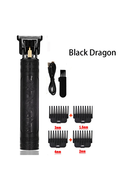 Choice ماكينة حلاقة شعر لاسلكية عتيقة من بلاك دراغون، قابلة للشحن السريع عبر ...