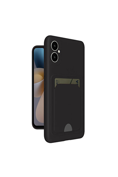 eco port سيليكون لبطاقة عمل سامسونج جالاكسي A05 كلفن - أسود