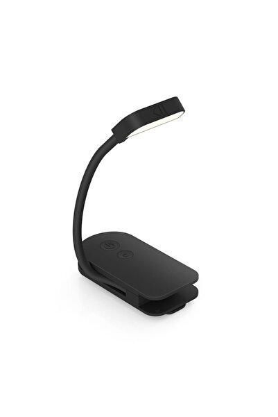 Choice F26 black LED Clip-On Reading Light – Adjustable, Portable & USB Recha...