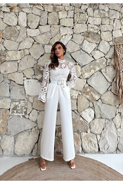 1Moda1Tarz Imported Lace & Scuba Fabric, Belt Included, Lined, Special Design...