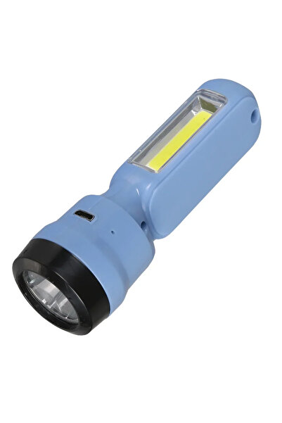 choice2 Blue Mini Kids Flashlight with COB+XPE Light, USB Rechargeable Childr...