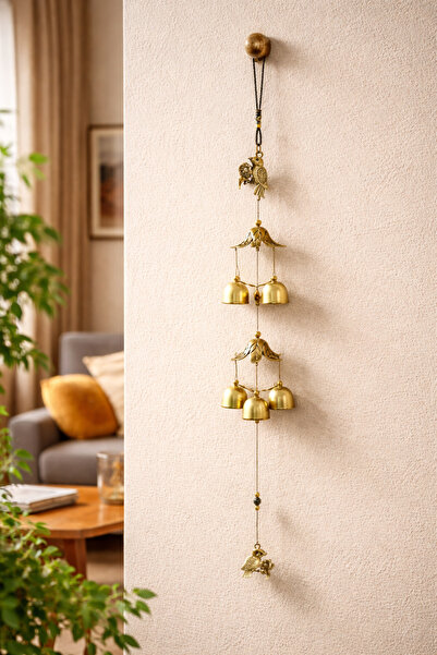 seymenbıçakçılık 2'li Kapı Rüzgar Çanı Kuşlu