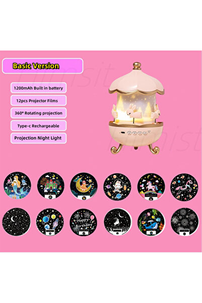 Choice Basic Version Carousel Projector 21 in 1 Starry Sky Projector Night Li...