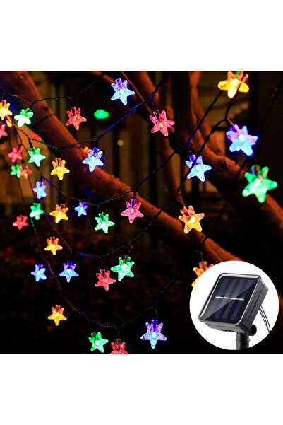 Choice 12M 100LED Multicolor LED Solar Star String Lights Outdoor Waterproof ...