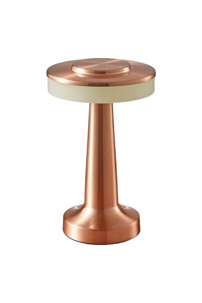 Choice Rose Gold E UFO Table Lamp Metal Touch Decor for Bar Coffee Table Rest...