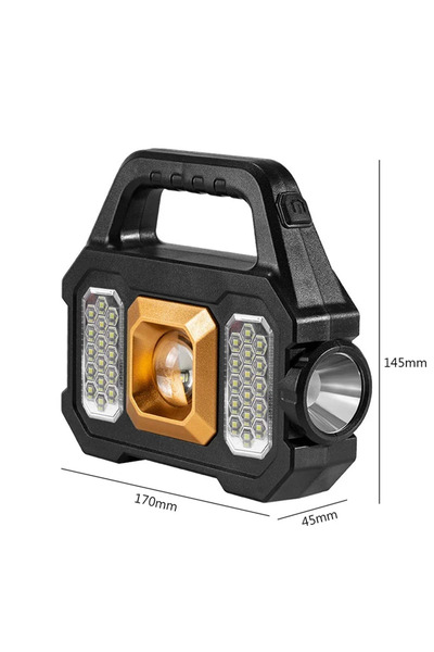 Choice مصباح كشاف متعدد الوظائف من طراز XIWANGFIRE، ثنائي الوظائف، مزود بتقني...