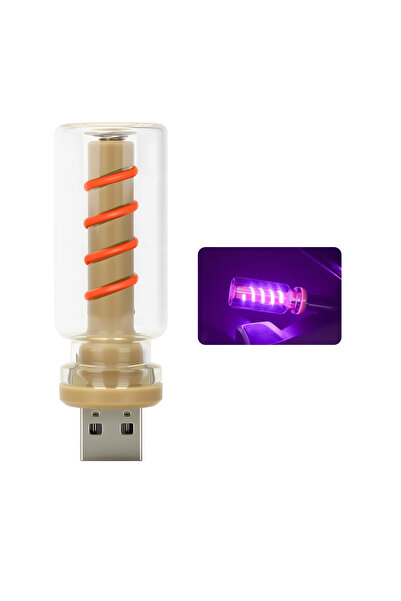 Choice5 مصباح LED بنفسجي اللون، يعمل باللمس عبر منفذ USB، يُستخدم كإضاءة جوية...
