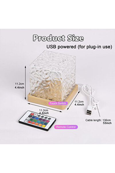 Choice 16 colors 16Colors Ocean Wave Aurora Projector Light Touch LED Night L...