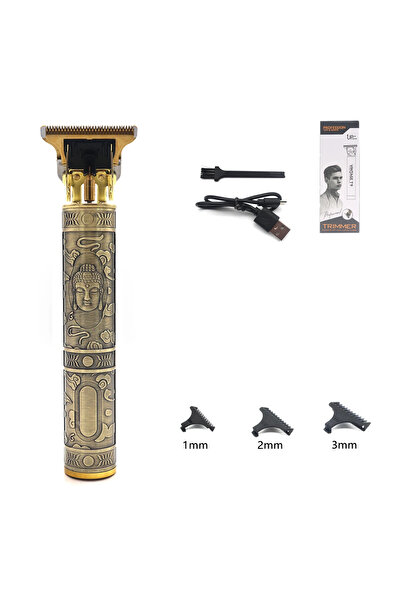 Choice ماكينة قص الشعر الكهربائية اللاسلكية T9 موديل ذهبي 2 1-3، عرض خاص، ماك...