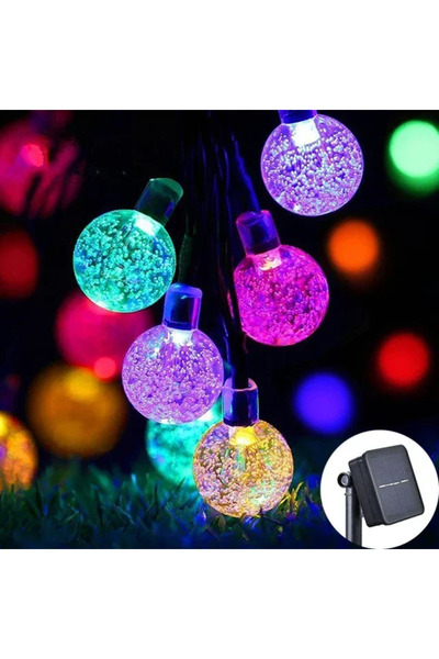 Choice 22M 200LED. color 20/100 LED Solar Light Outdoor IP65 Waterproof Strin...