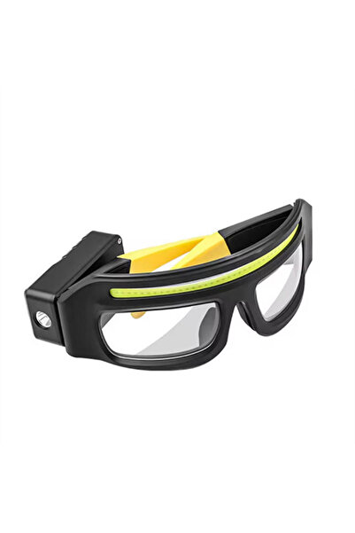 Choice نظارات XTE متعددة الوظائف الجديدة باللون الأصفر مزودة بإضاءة وشحن من ا...