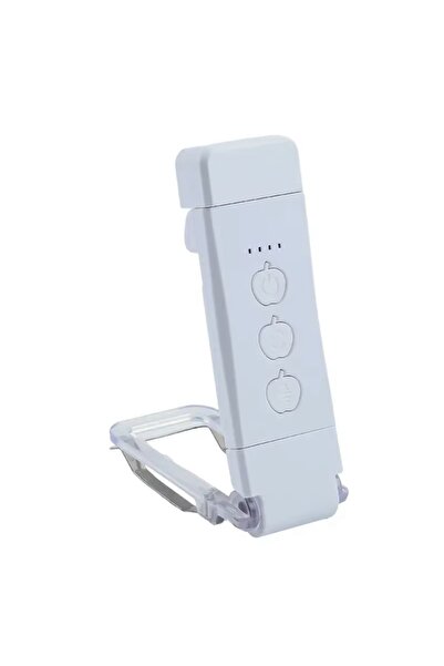 Choice مصباح قراءة LED قابل لإعادة الشحن بمشبك شحن USB أبيض، مصباح كتاب LED ق...