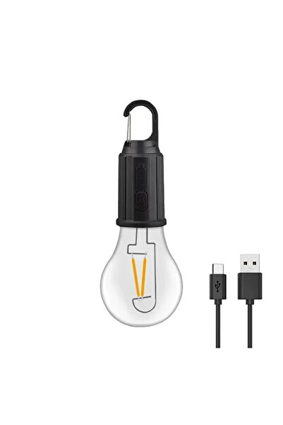 Heinast Round light bulb Outdoor USB Rechargeable LED Lamp Bulbs High Brightn...