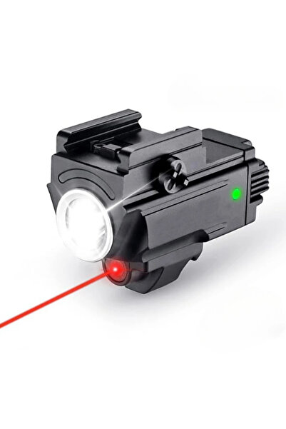 Choice مصباح سلاح تكتيكي أسود مزود ببطارية مدمجة، مصباح يدوي LED بقوة 800 لوم...