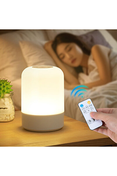 Choice مصابيح ليلية LED قابلة للتحكم عن بعد، قابلة للتعتيم والشحن، تُوضع بجان...