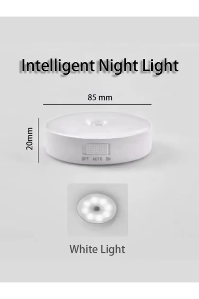 Choice 3Pcs white light GGbingo HPH Wireless LED Night Light with Motion Sens...