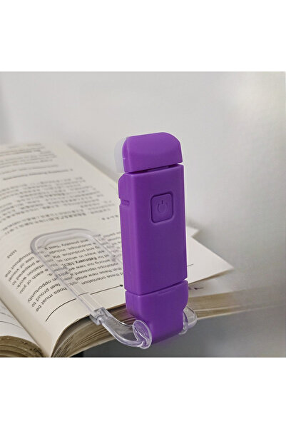 Choice مصباح قراءة LED بنفسجي قابل لإعادة الشحن عبر منفذ USB، يوفر حماية للعي...