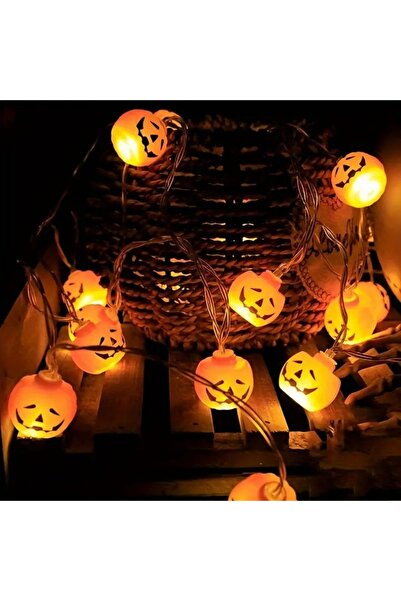 Choice أضواء سلسلة صغيرة على شكل يقطينة LED بيضاء دافئة من 3M20LED، تعمل بالب...